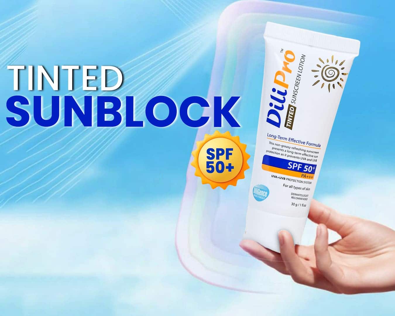 Medicated Sunblock in Pakistan: The Ultimate Guide to Choosing the Best Sunscreen for Healthy, Protected Skin 3 TINTED Sunscreen Lotion SPF50+