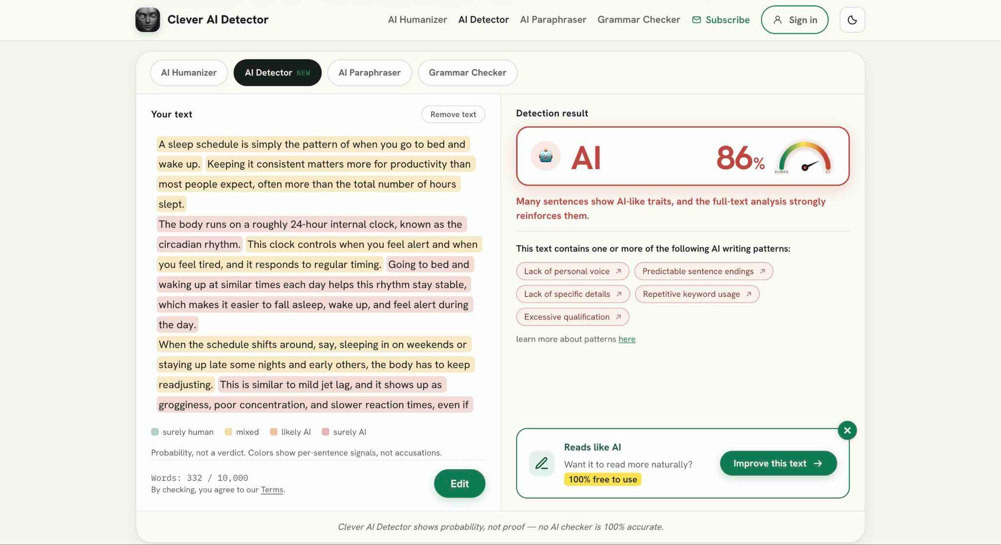 Clever AI Detector Review 2026